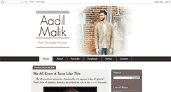 Desktop Screenshot of aadilmalik.com